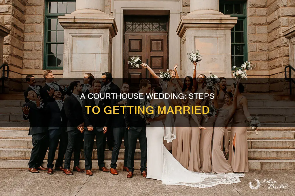 how does courthouse wedding work