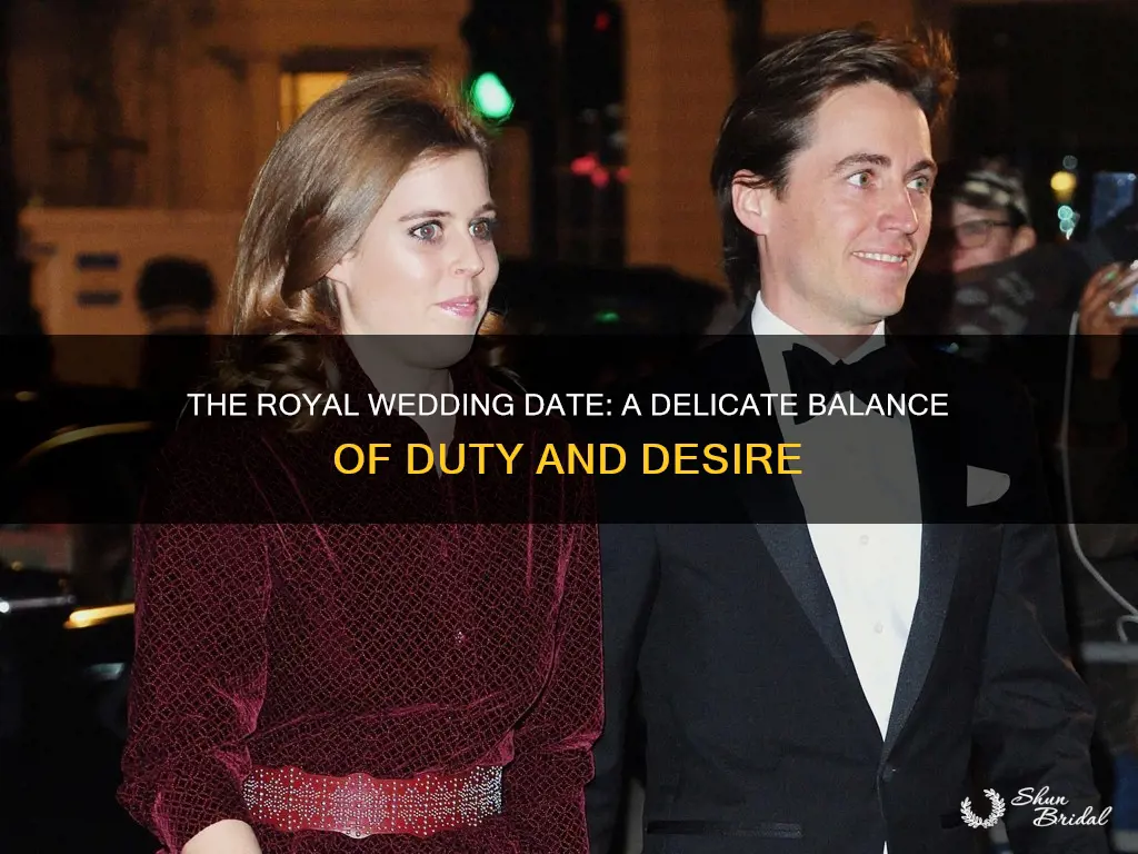 how does english royalty chose their wedding date