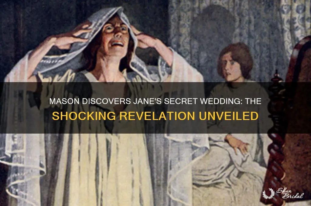 how does mason find out about janes wedding