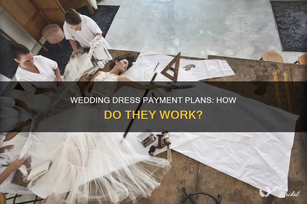 how does paying for a wedding dress work