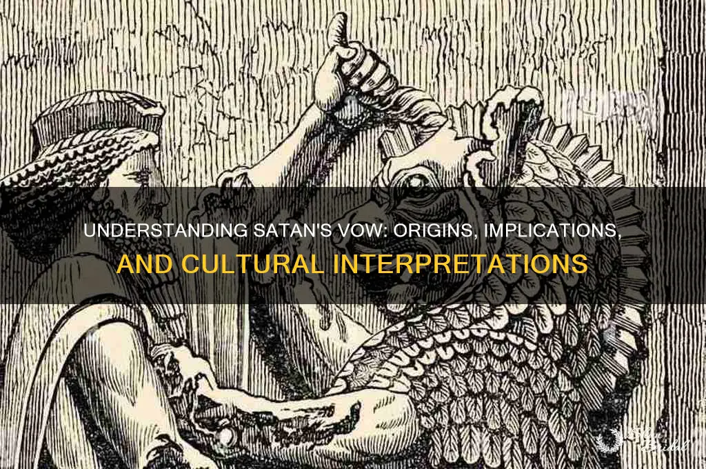 how does satan vow