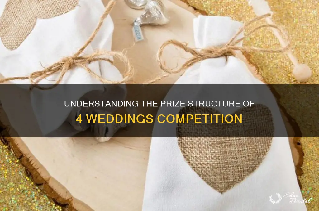 how does the 4 weddings prizes work