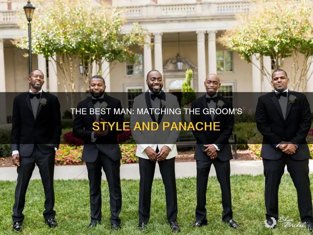 how does the best man match the groom