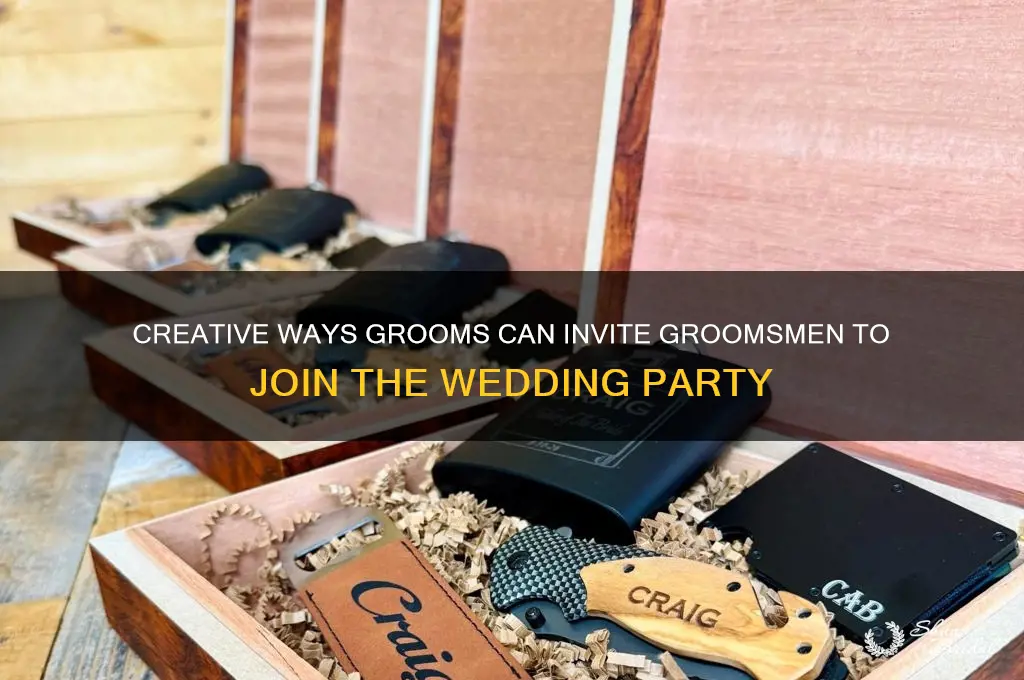 how does the groom ask his groomsmen to be th2m