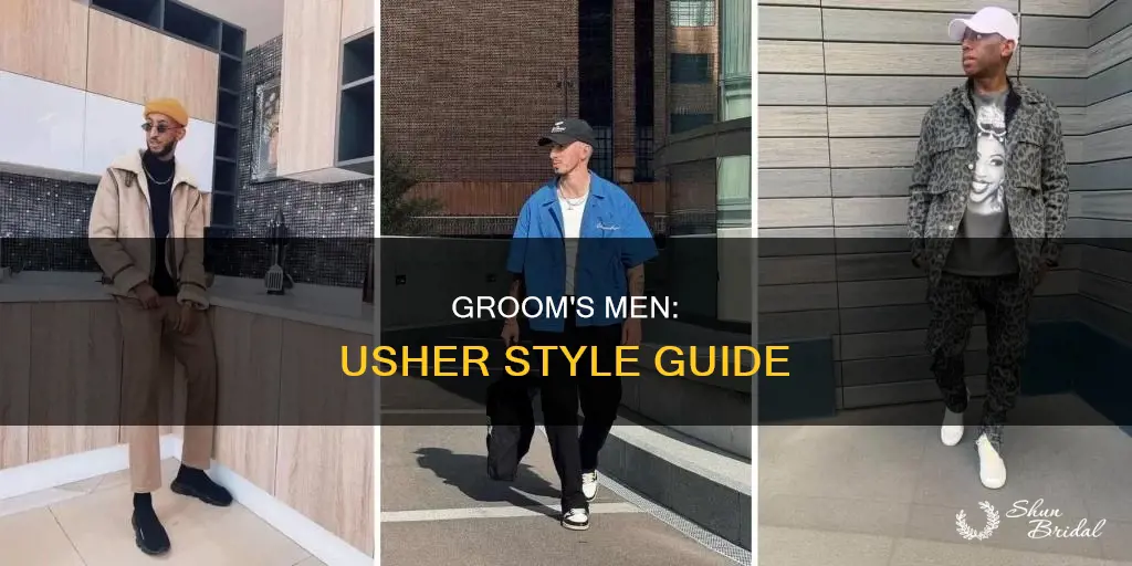 how does the male ushers dress in wedding