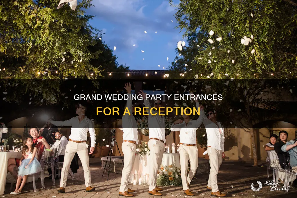 how does the wedding party enter the reception