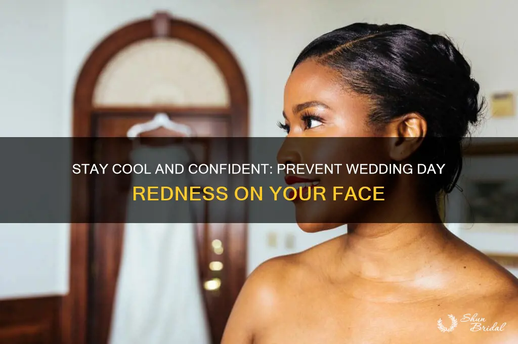 how does your face not turn red during your wedding