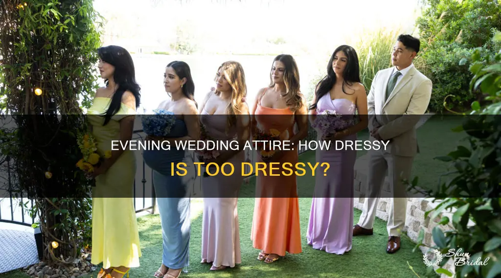 how dressy should I be for night wedding