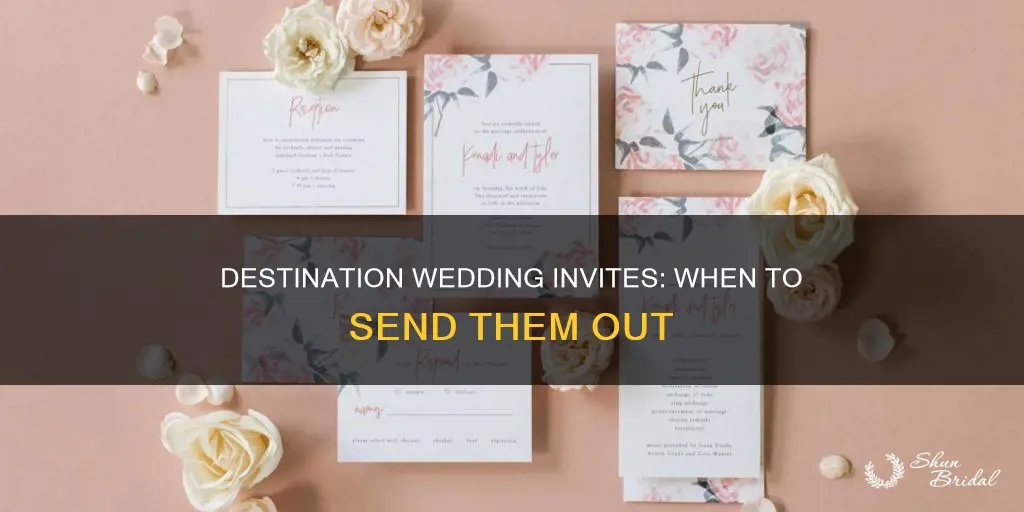 how ealry should destination wedding invitation be mailed