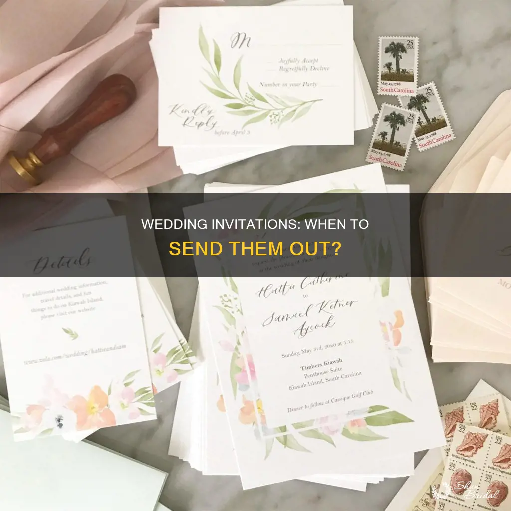 how early are you supposed to send out wedding invitations