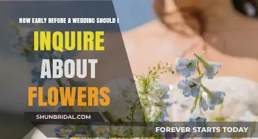 Inquiring About Wedding Flowers: How Early is Too Early?