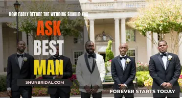 Asking Your Best Man: The Right Timing Before Your Wedding