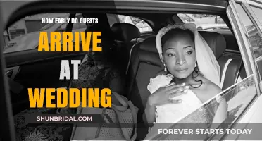 Timing Your Wedding Day: When Do Guests Typically Arrive Early?