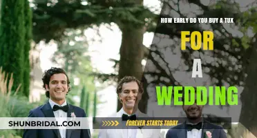 When to Buy a Tux for Your Wedding: Timing Tips