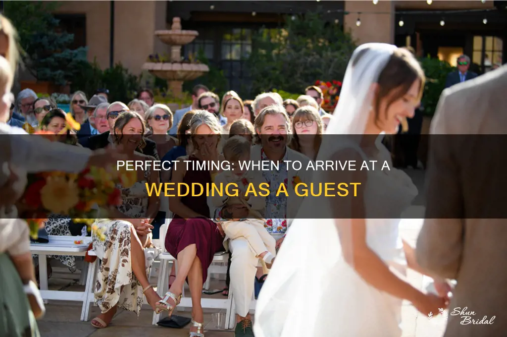 how early do you go to a wedding