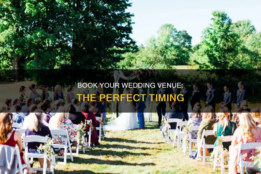 how early do you have to book a wedding venue