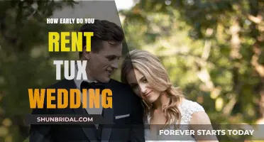 When to Rent Your Wedding Tux: Timing Tips for Grooms