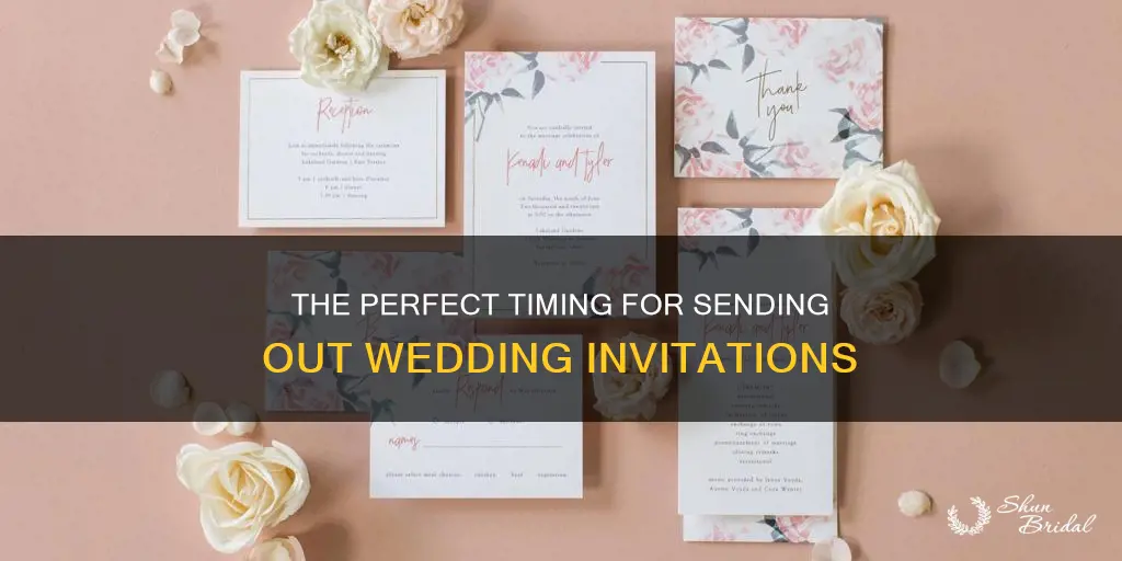 how early do you send out wedding invitations the knot