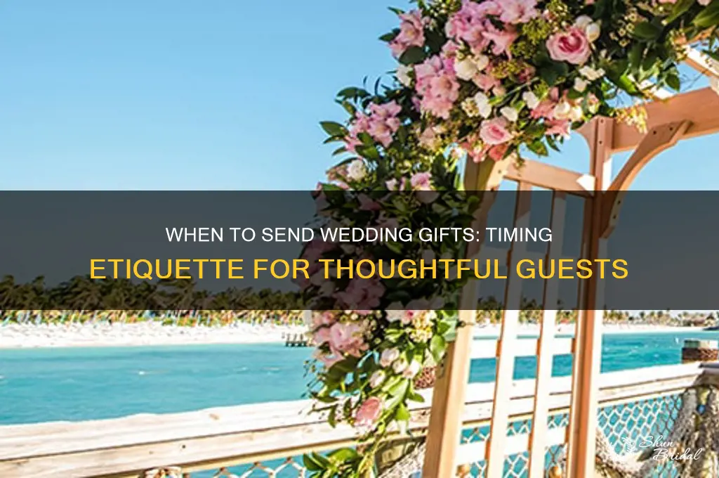 how early do you send wedding gift