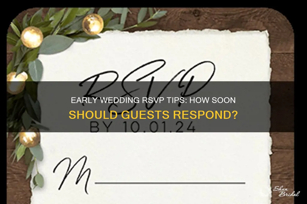 how early for weddings rscp