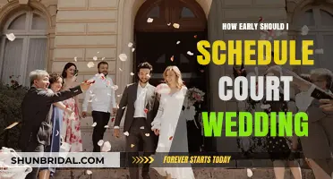 Planning Your Court Wedding: Timing Tips for a Stress-Free Ceremony