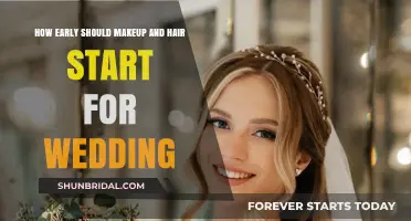 Perfect Wedding Timeline: When to Begin Makeup and Hair Styling