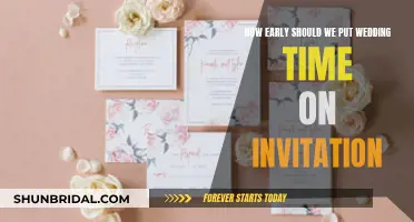 The Perfect Timing for Your Wedding Invitation