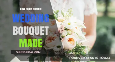 Perfect Timing for Wedding Bouquets: When to Prepare Your Floral Masterpiece