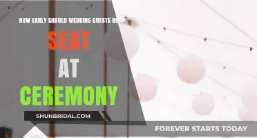 Perfect Timing: When to Seat Wedding Guests for the Ceremony