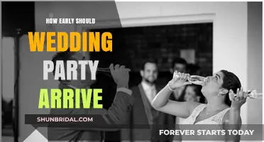 Perfect Timing: When Should the Wedding Party Arrive for the Big Day?