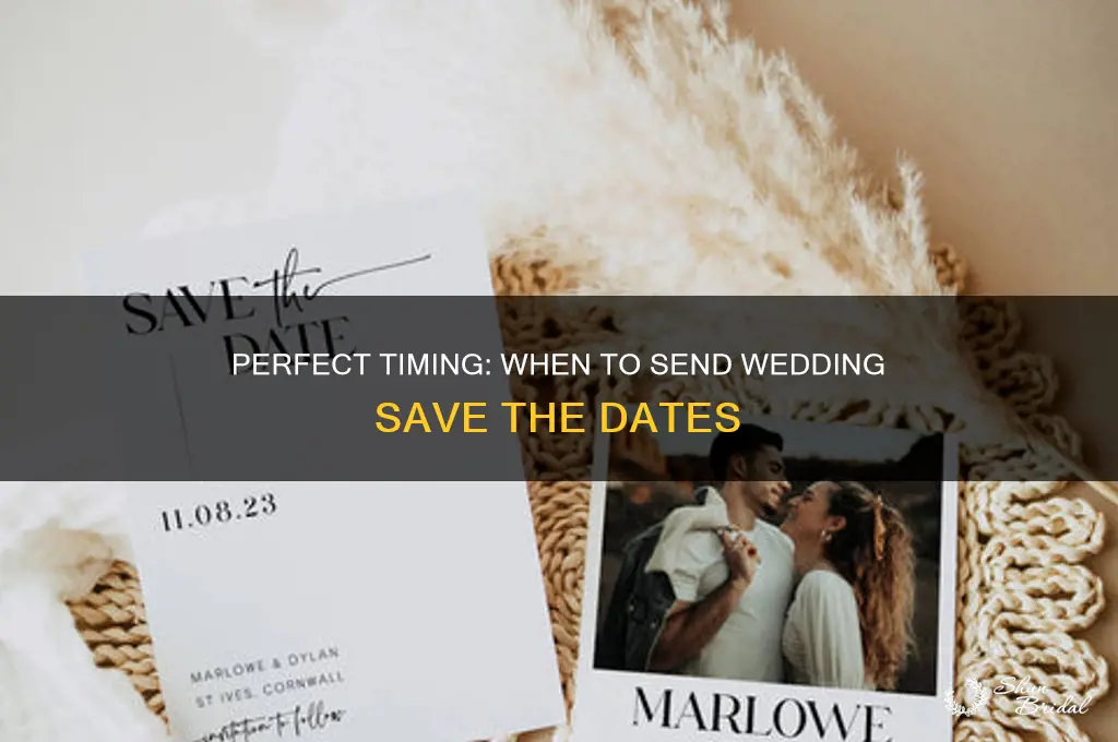how early should wedding save the dates go out