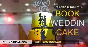 Book Your Wedding Cake: How Early is Too Early?