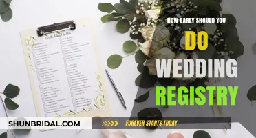 The Perfect Timing for Your Wedding Registry