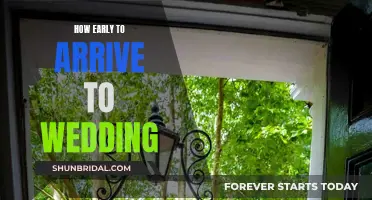 Arriving Early: Wedding Etiquette for Guests and Couple