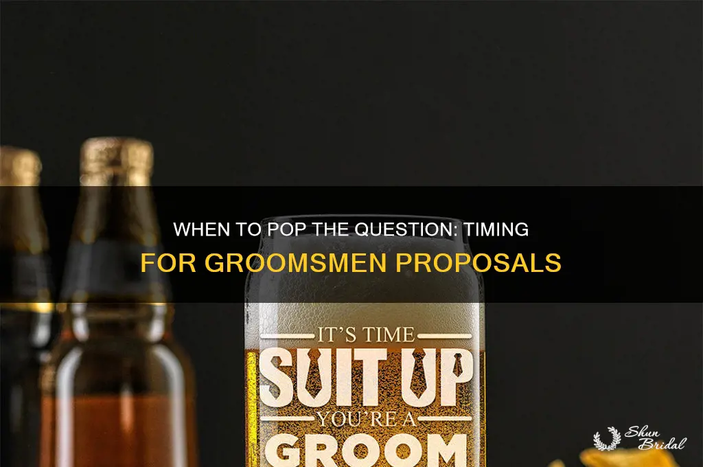 how early to ask friends to be groomsmen
