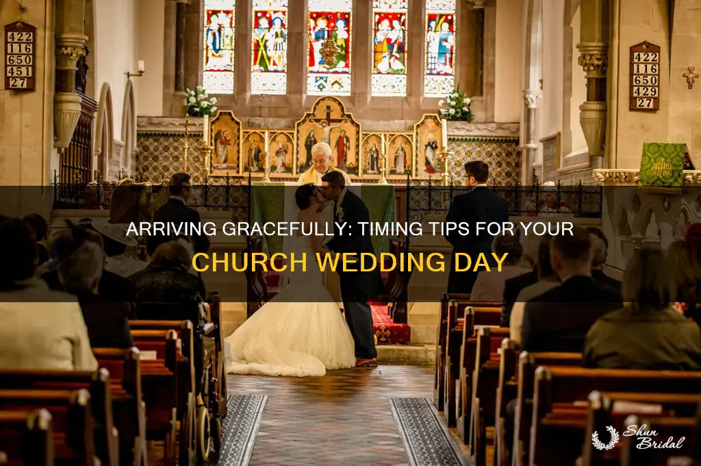 how early to be for a church wedding
