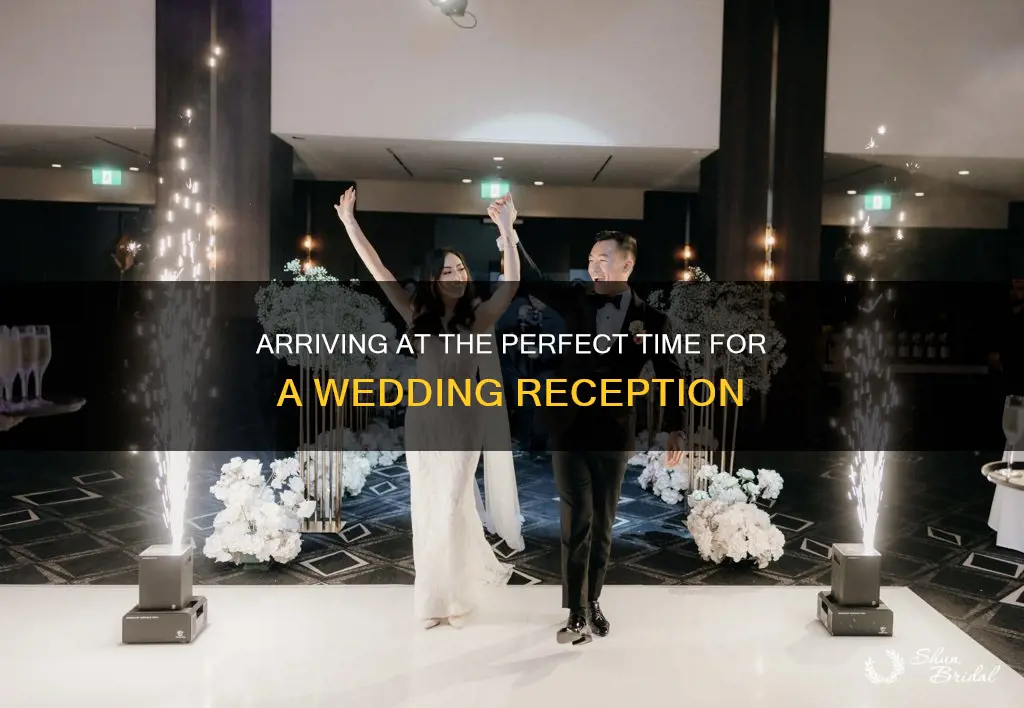 how early to be to wedding reception
