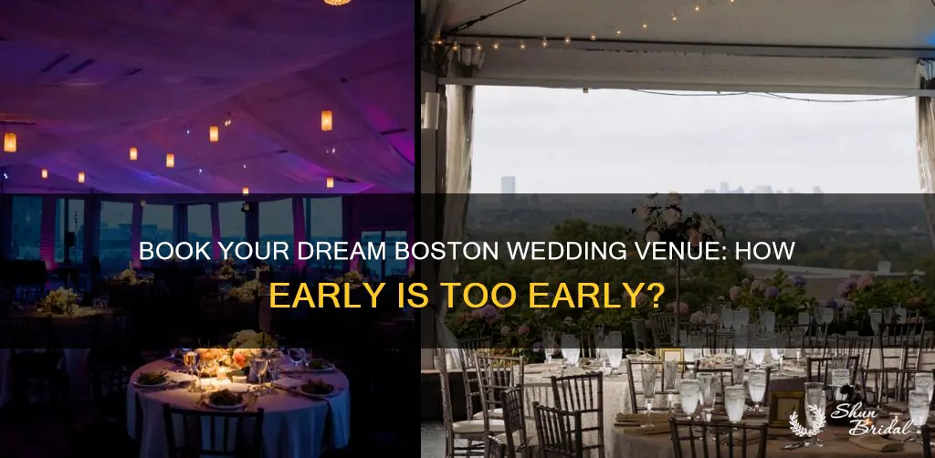 how early to book boston wedding venues