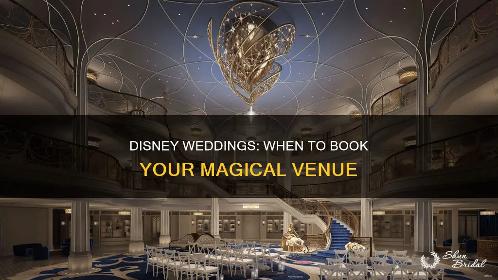 how early to book disney wedding venue