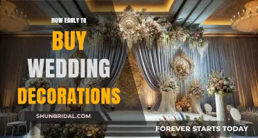When to Start Shopping for Wedding Decor: A Timing Guide
