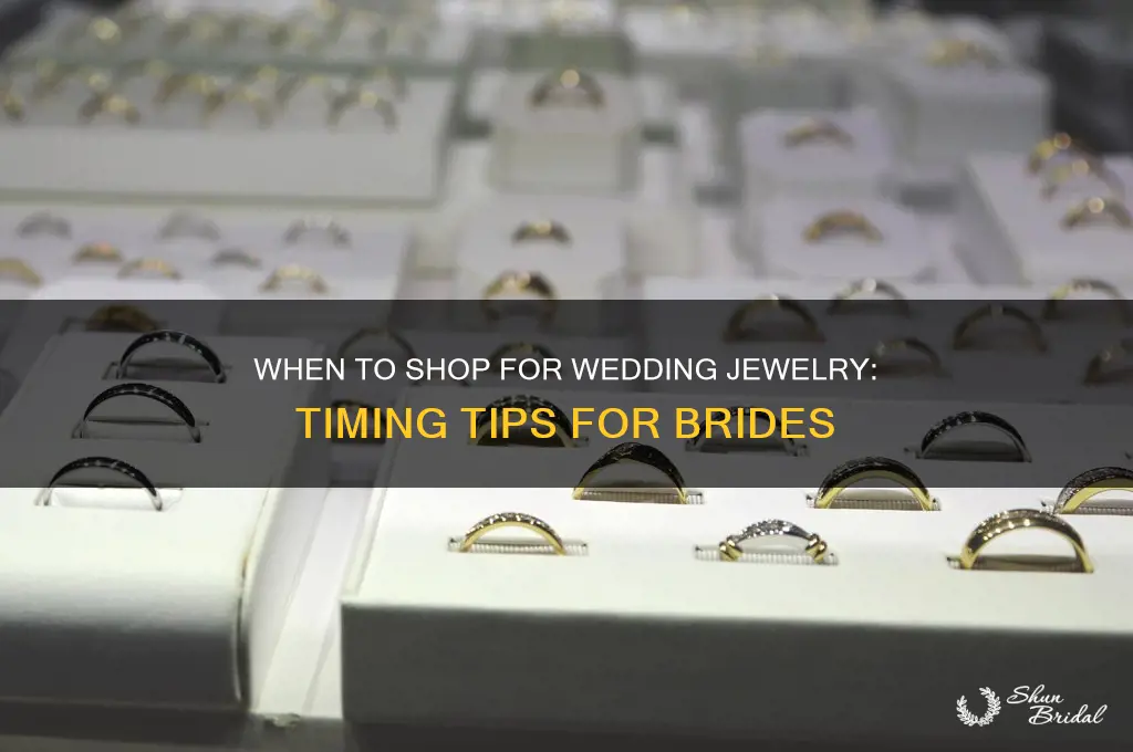 how early to buy wedding jewelry