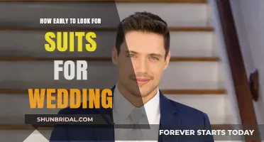 When to Start Shopping for Your Perfect Wedding Suit
