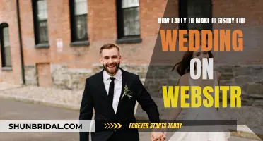 Creating a Wedding Registry: Timing and Website Tips