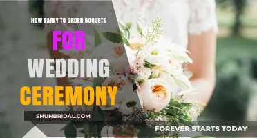 Perfect Timing: When to Order Wedding Bouquets for Your Big Day