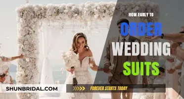 Perfect Timing: When to Order Your Wedding Suits Stress-Free
