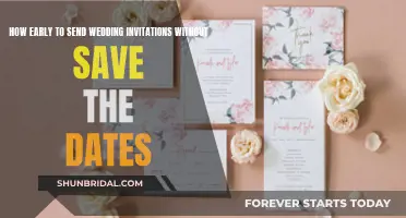 When to Send Wedding Invites Without Save-the-Dates