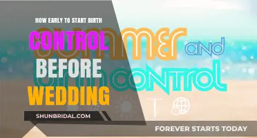 Planning Ahead: When to Start Birth Control Before Your Wedding