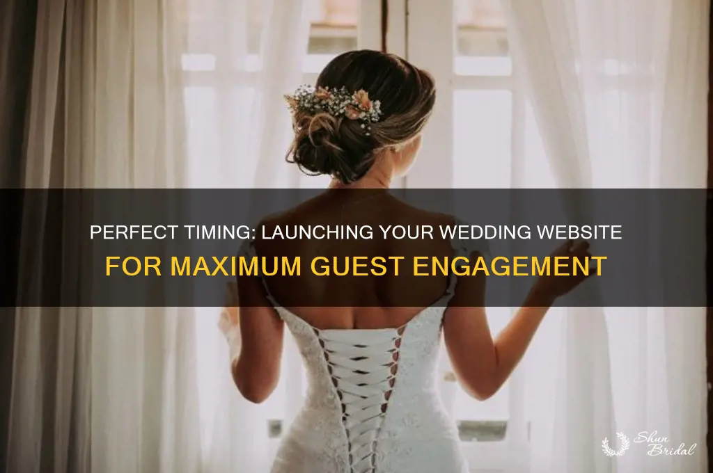 how early to start wedding website