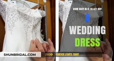 Letting Out Your Wedding Dress: An Easy Adjustment?
