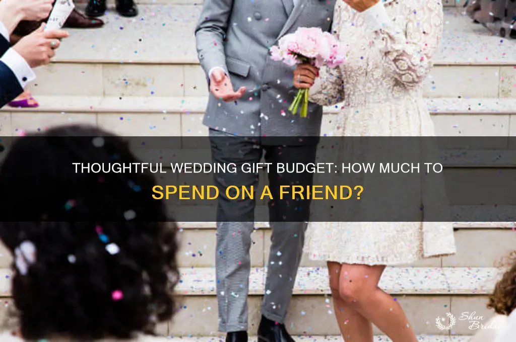 how expensive a gift for a friend for wedding